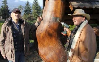 Nova lesena skulptura 1 - Mozirski gaj - park cvetja in muzej na prostem