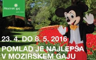 Koledar prireditev 2016 7 - Mozirski gaj - park cvetja in muzej na prostem