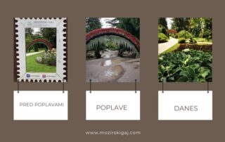 mozirskigaj poplave prej potem - Mozirski gaj - park cvetja in muzej na prostem